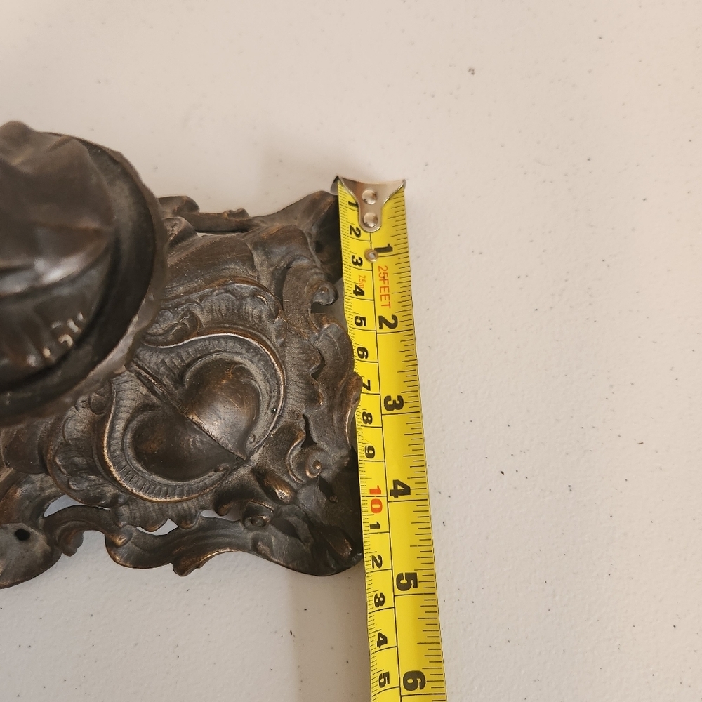 Neo-Classical Style Figural Statue Table Lamp Bronze Tone 15" Vintage Art Deco - Picture 11 of 11